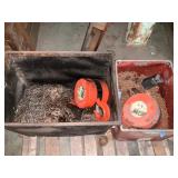 Two CM Series 622 5-Ton Manual Chain Hoists