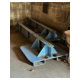 Pair of Heavy Duty 10 Foot Industrial Steel I-Beam