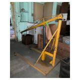 Hydraulic Industrial Floor Crane Shop Hoist