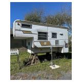 Swiss Colony Vintage Cab-Over Truck Camper