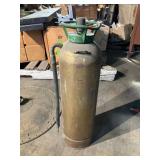 Antique Brass Chemical Fire Extinguisher