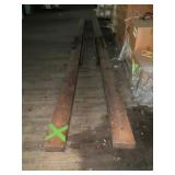Pair of Timber Forklift Extensions