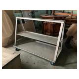 Industrial Stainless Steel Three Tier Rolling Cart