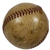 Elmer Valo Signed Philadelphia Athletics Baseball