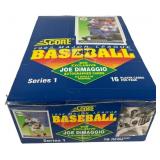 1992 Score Series 1 Baseball Wax Box