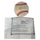 Bob Feller Signed American League Baseball