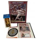 1986 Starline Baseball Mike Schmidt Framed Poster