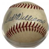 Ted Williams Autographed Official Reach Baseball