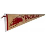 1950s Philadelphia Phillies Baseball Pennant