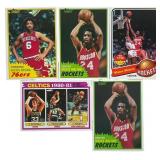 1979-1982 Topps Basketball Moses Malone and Julius