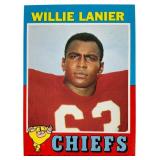 1971 Topps Football Willie Lanier #114