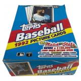 1992 Topps Baseball Wax Box