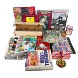 Collection of Vintage Sports Cards and Memorabilia