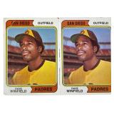 1974 Topps Baseball Dave Winfield #456