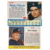 A Pair of 1962 and 1963 Post Cereal Baseball Cards