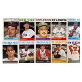 1964 Topps Baseball Collection of 10 Cards
