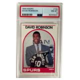 1989 Hoops Basketball David Robinson #138 PSA 8