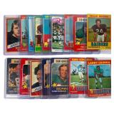1970s Topps Football Collection 16 Cards