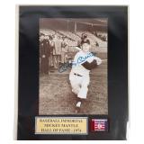 1990s The Score Board Baseball Mickey Mantle Signe