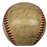 Signed Curt Simmons and Jim Honochick Baseball