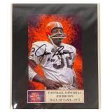Jim Brown Cleveland Browns Signed 8x10