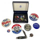 1936-1990 Assorted Political Campaign and Novelty