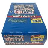 1991 Pro Set Sealed Football Wax Box