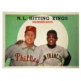 1959 Topps Baseball Ashburn-Mays #317