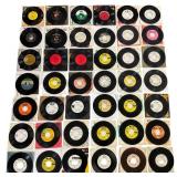 Collection of 33 Promo and Rare 45 RPM Singles