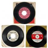 Trio of 1960s Rock and Pop 7-inch Vinyl Records