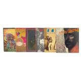 Collection of Six Rock Vinyl LPs, 1970s