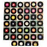 Collection of Vintage 45 RPM Vinyl Singles