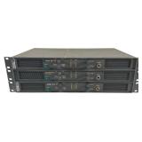 Three Videotek APM-200 Audio Monitor Panels