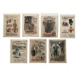 Collection of Late Victorian Music Hall Song Sheet