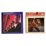 Two John Coltrane Vinyl LPs, Giant Steps and Trans
