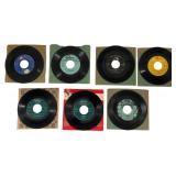 Collection of 7 Vintage 45 RPM and EP Records
