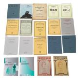 Collection of Vintage and Modern Piano Sheet Music
