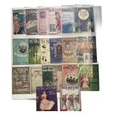 A Collection of 24 Early 20th Century Sheet Music
