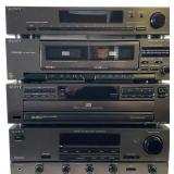 Vintage Sony Hi-Fi Stereo System and Speakers