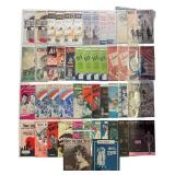 48 Vintage Broadway and Film Sheet Music Folios