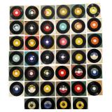 Collection of Forty-Two Rock and Soul 45 RPMs
