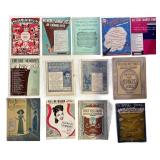 Collection of Vintage Sheet Music Folios