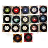 Collection of Vintage 45 RPM and EP Vinyl Records