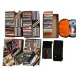 Collection of 140 CDs with Jensen CD Player