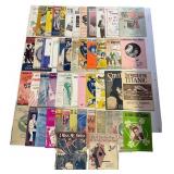 50 Pieces of Vintage and Antique Sheet Music