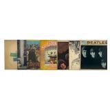A Collection of Seven Beatles Vinyl LPs