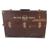 RCA Radio TV Service Technician Case and Tubes