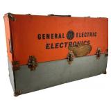 General Electric Electronics Tube Caddy and Tubes