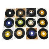 Collection of Fifteen Vintage 45 RPM Records