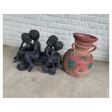 Two Decorative Outdoor Garden Items